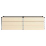 Moderne Plantenbak Ivoor 160x80x45 cm Staal - 53% Korting!
