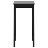 Zwarte Bartafel MDF - 55x55x107 cm (34% Korting)