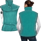 Elektrisch Warmtekussen Wijnrood - 60x85 cm - 3 standen - 33% Korting