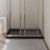 Douchebak Rechthoekig 70x90cm ABS Zwart - 34% Korting!