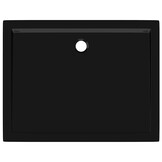 Douchebak Rechthoekig 70x90cm ABS Zwart - 34% Korting!