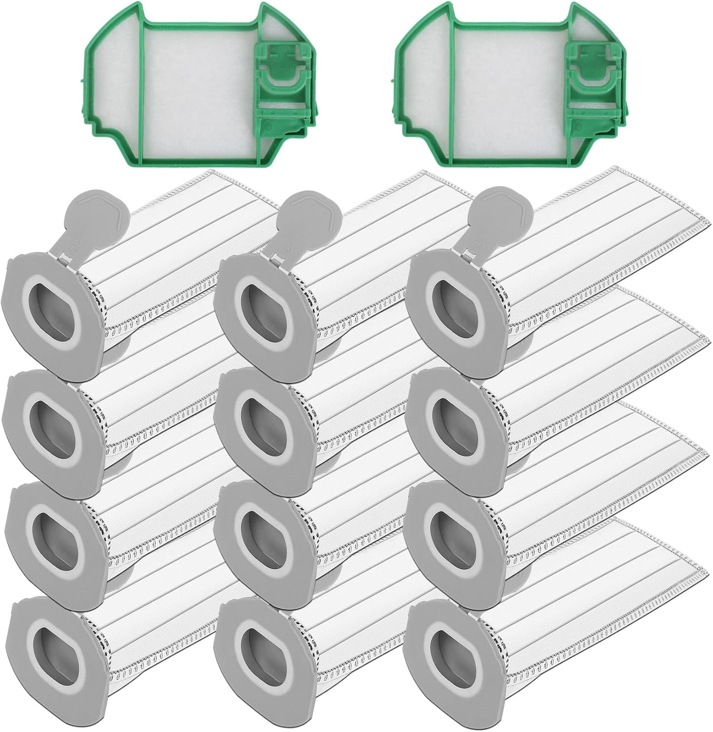12 Stofzuigerzakken & 2 Filters voor Vorwerk Kobold VK7 FP7 - 33% Korting