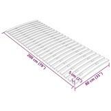 Houten Lattenbodem 80x200 cm - 24 Latten met 33% Korting