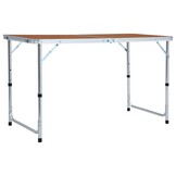 Campingtafel Aluminium Inklapbaar 120x60 cm | 34% Korting