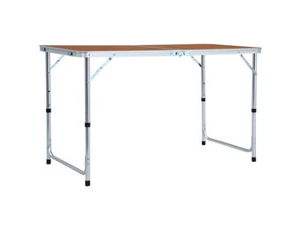 Campingtafel Aluminium Inklapbaar 120x60 cm | 34% Korting