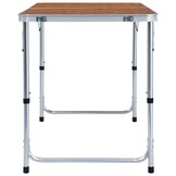 Campingtafel Aluminium Inklapbaar 120x60 cm | 34% Korting