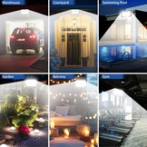100W LED Buitenlamp met Bewegingsmelder & Afstandsbediening - 34% Korting