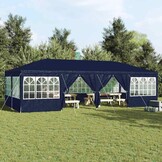 Partytent Blauw/Wit 800x400cm - 35% Korting