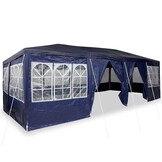 Partytent Blauw/Wit 800x400cm - 35% Korting