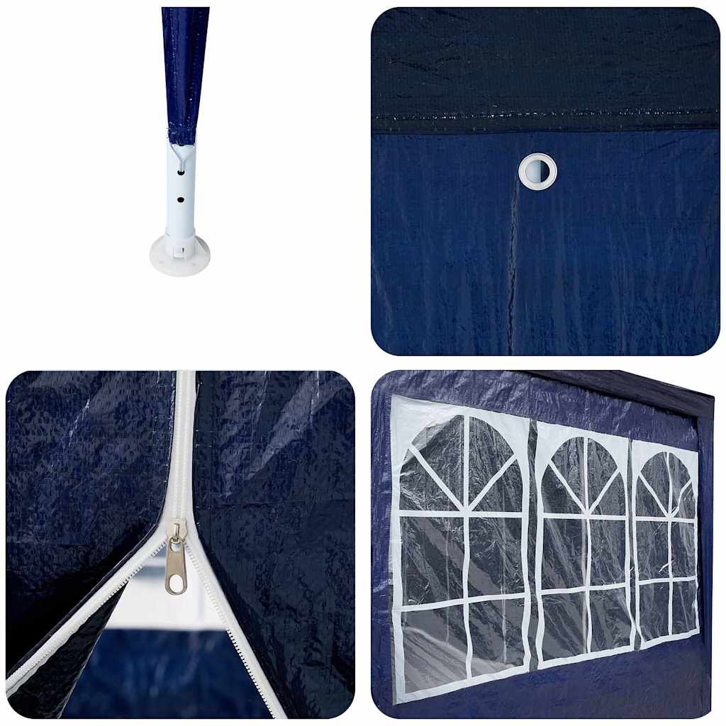 Partytent Blauw/Wit 800x400cm - 35% Korting