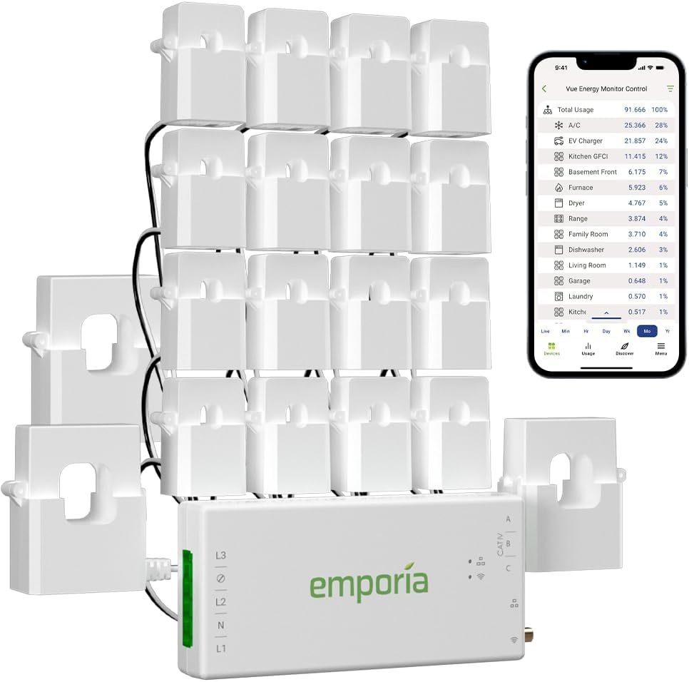 Emporia Vue 3 Energiemonitor Slim Huis - 34% Korting