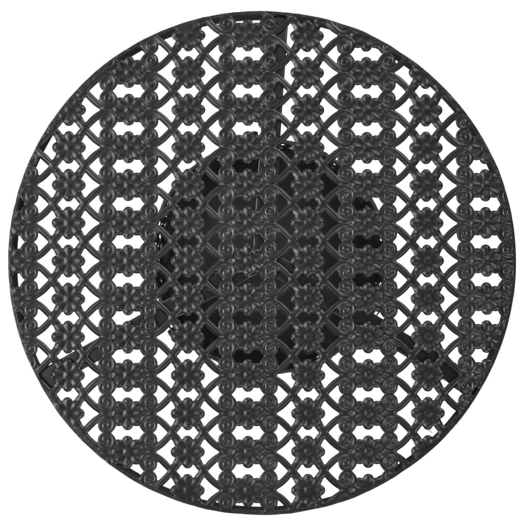Bistrotafel Metaal Zwart 40x70 cm - 34% Korting