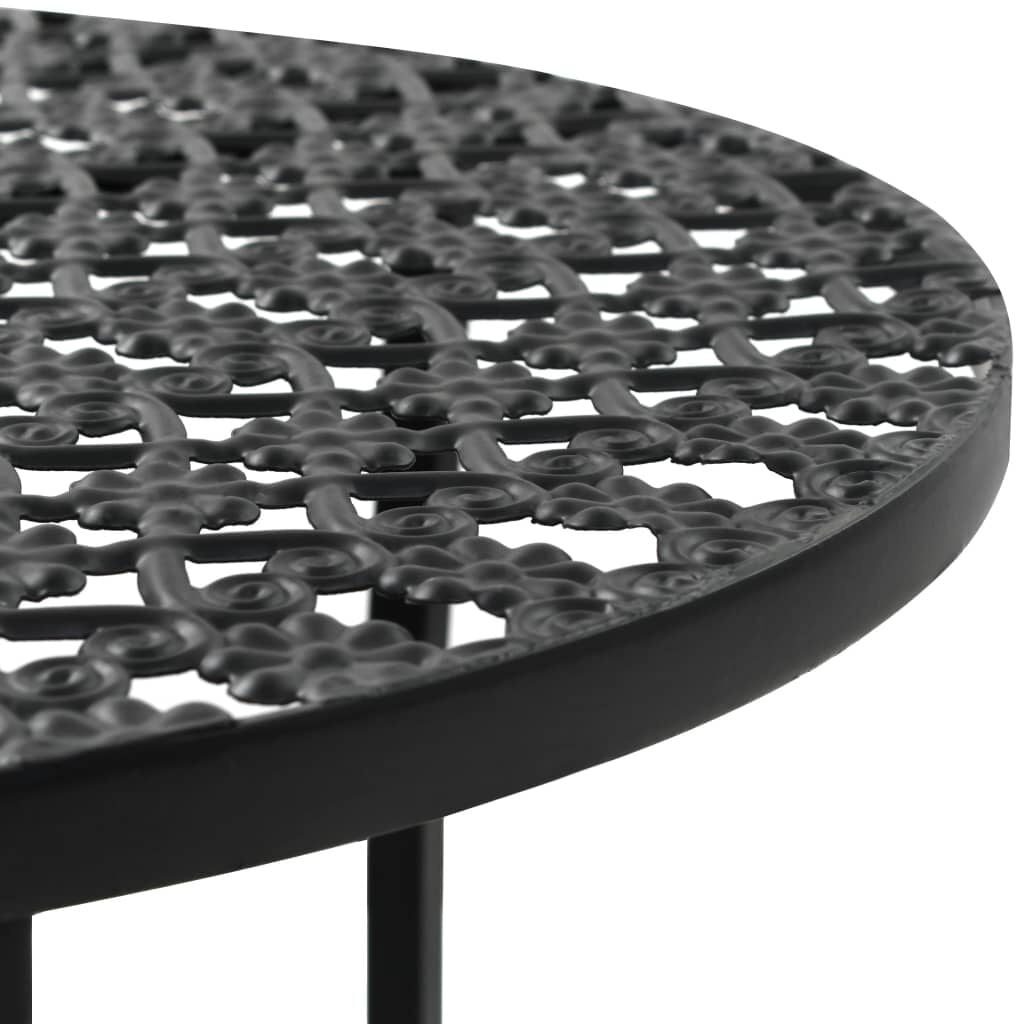 Bistrotafel Metaal Zwart 40x70 cm - 34% Korting