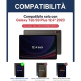 Bluetooth Toetsenbord voor Samsung Galaxy Tab S9 Plus met Touchpad & Kleurenverlichting - 59% Korting