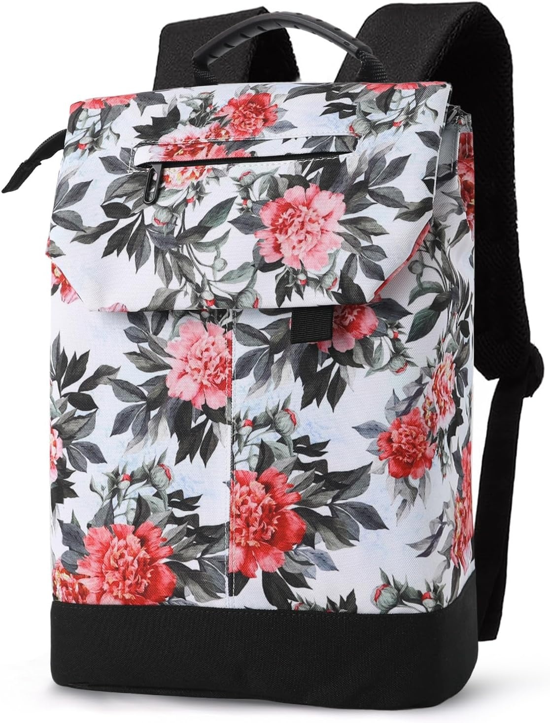 TANTOMI Damesrugzak met laptopvak en diefstalbeveiliging, reisrugzak voor dames, laptoprugzak, rugzak voor uitstapjes, universiteit en kantoor, St-paars, 38 cm