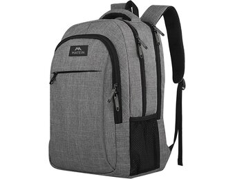 MATEIN Laptop Rugzak 15,6" Grijs - 28% Korting