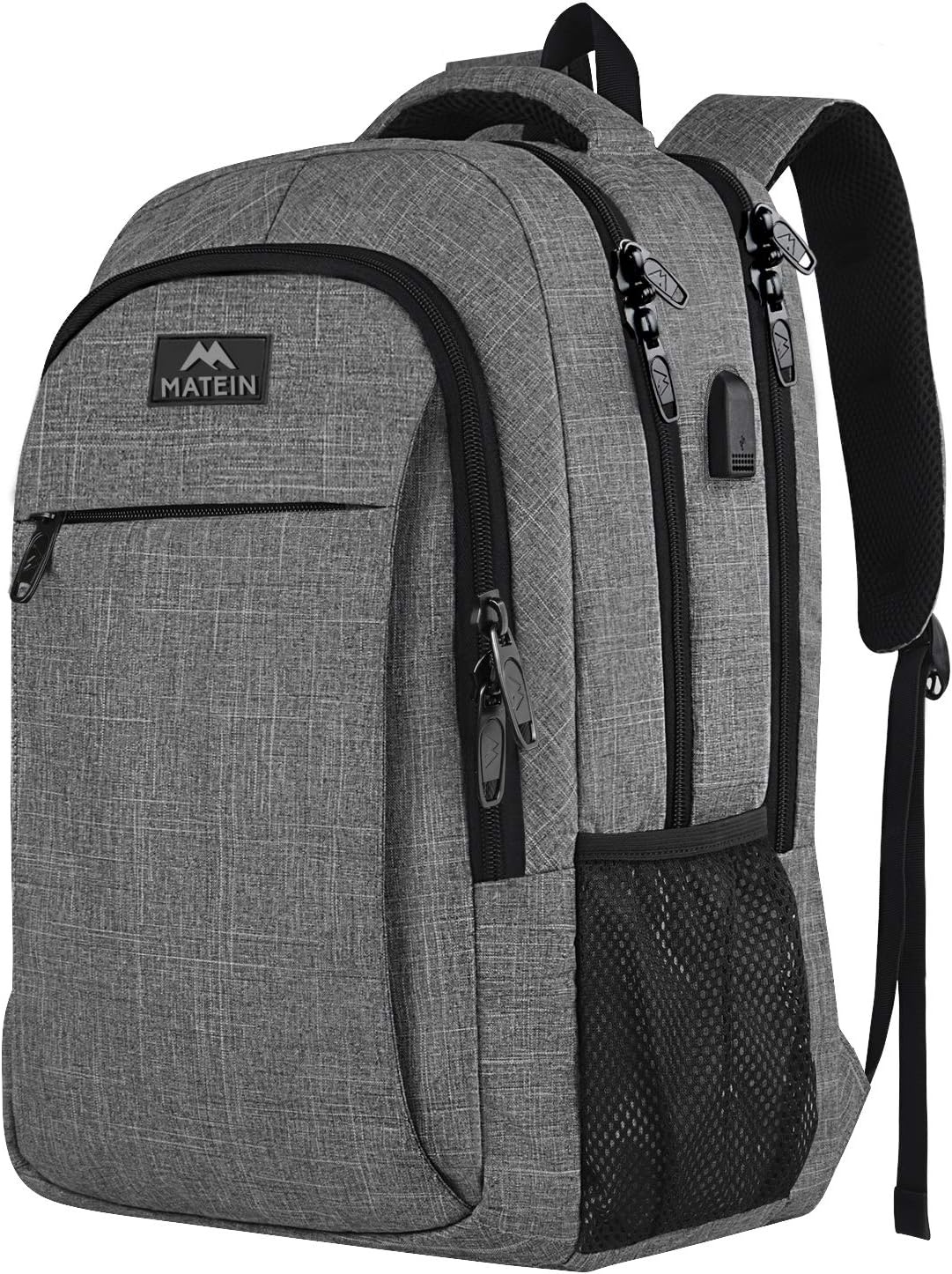 MATEIN Laptop Rugzak 15,6" Grijs - 28% Korting