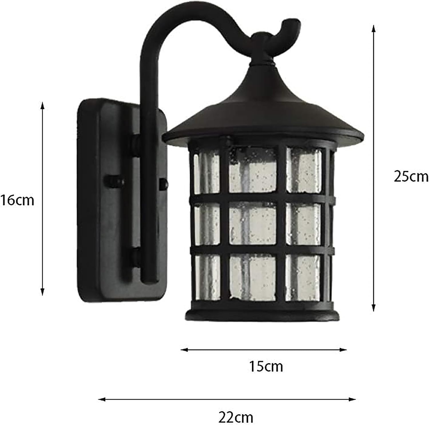 ZenithBeam Vintage Buitenlamp Wandlamp Zwart - 34% Korting