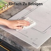 Disaenvir Inductiekookplaat 30 cm met 2 zones - Wit