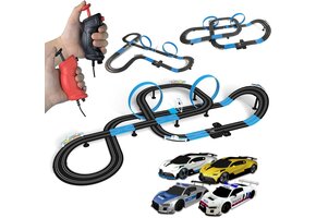 Dubbele Slotracebaan 8,4m - 4 Auto's & Rondeteller (41% Korting!)