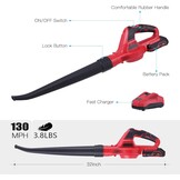 Accu Bladblazer 20V 190 km/u | Incl. Accu & Lader | 53% Korting