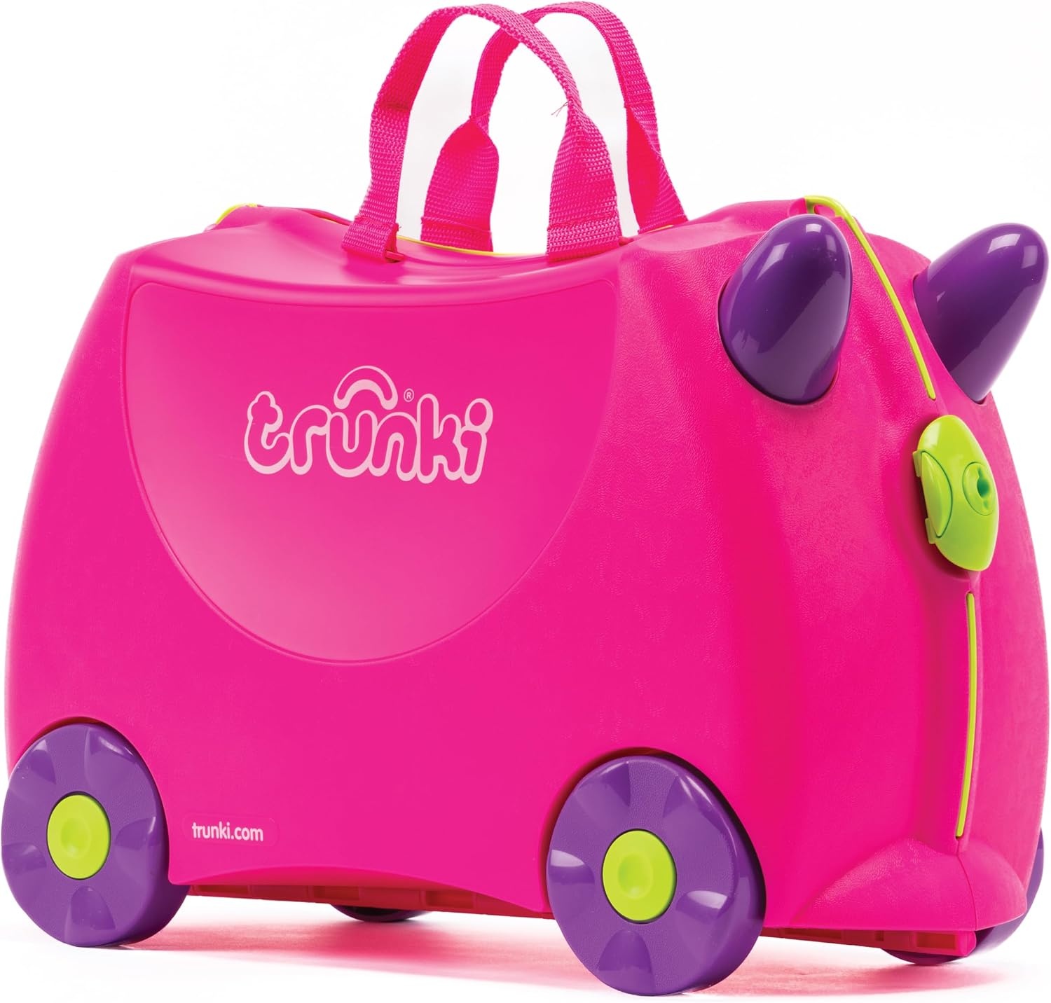 Kinderkoffer om op te rijden met 34% korting | Roze Trixie