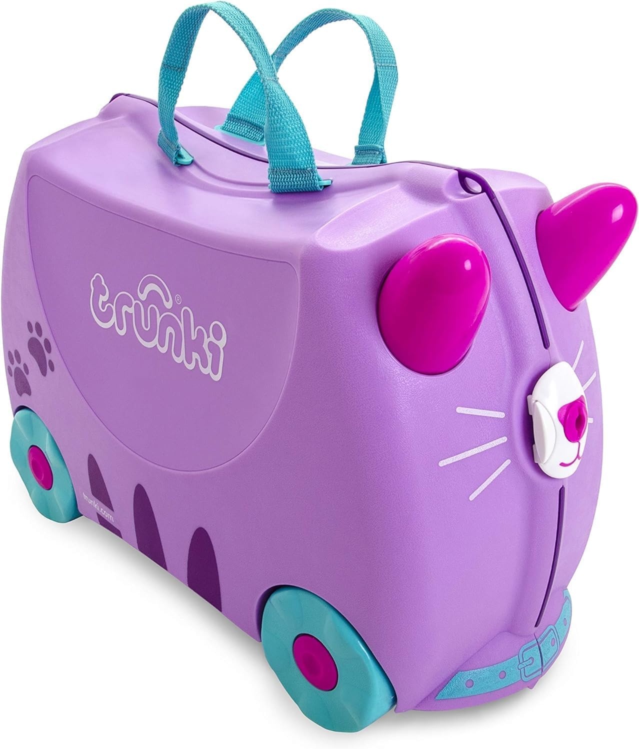 Kinderkoffer om op te rijden met 34% korting | Roze Trixie