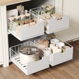 Uittrekbare Kastorganizer (2 stuks) - Zwart - 34% Korting