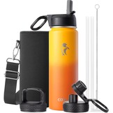 Thermosfles RVS 2L - 48u Koud/Warm - 3 Deksel - 33% Korting