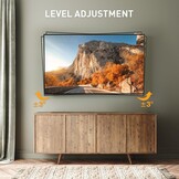 TV Muurbeugel 26-55" Vlak/Curved | Draaibaar & Kantelbaar | 33% Korting