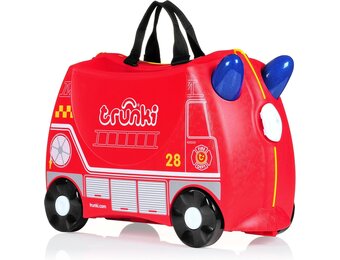 Kinder Reiskoffer Frank de Brandweerwagen Rood - 34% Korting!
