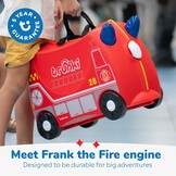 Kinder Reiskoffer Frank de Brandweerwagen Rood - 34% Korting!