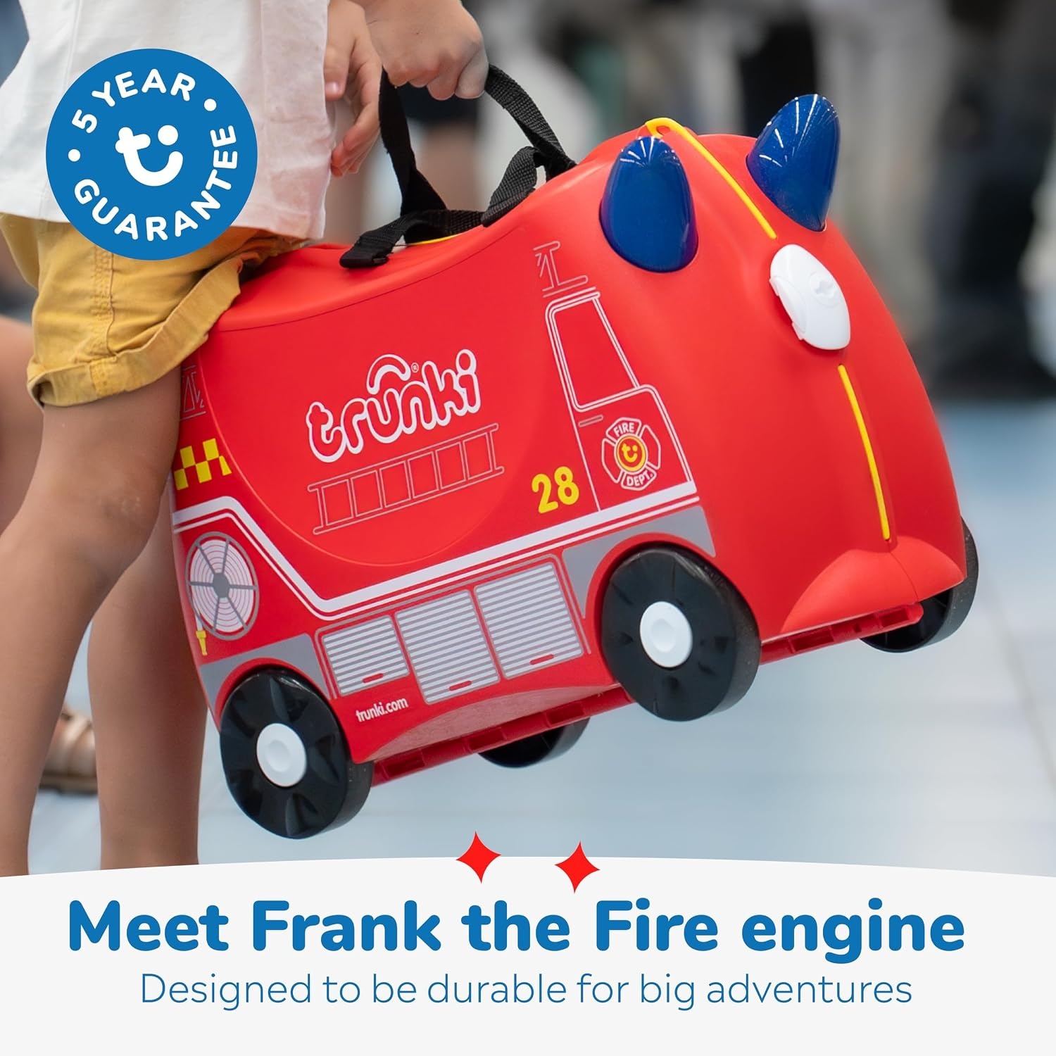 Kinder Reiskoffer Frank de Brandweerwagen Rood - 34% Korting!