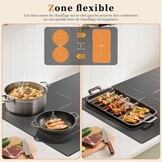 Inductiekookplaat 90cm 5 Zones met Flexzone - 35% Korting!