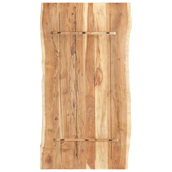Massief Acaciahout Tafelblad 118x(50-60)cm - 35% Korting