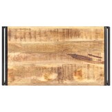VidaXL Salontafel Ruw Mangohout & Staal - 100x55x45 cm | -35%