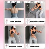 Draadloze Battlerope 58% Korting | Thuistraining | Verstelbaar Gewicht | Roze