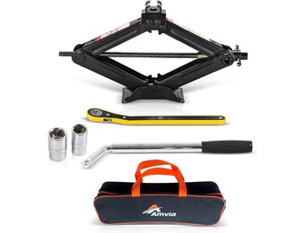 Universele Autokrik Set 3 Ton - Bandenwissel Noodkit