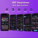 20m Waterdichte LED-strip RGB+IC (Buiten/Binnen) - DIY Effecten & App Bediening - 29% Korting