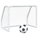 VidaXL Kindervoetbaldoelen (2 st.) met bal - 58% korting!