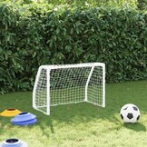 VidaXL Kindervoetbaldoelen (2 st.) met bal - 58% korting!