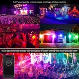 LED Buitenstraler 100W RGB (4 Stuks) - WiFi/App Bediening