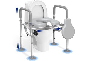 Toiletverhoger met Armleuningen | Verstelbaar (68% korting)