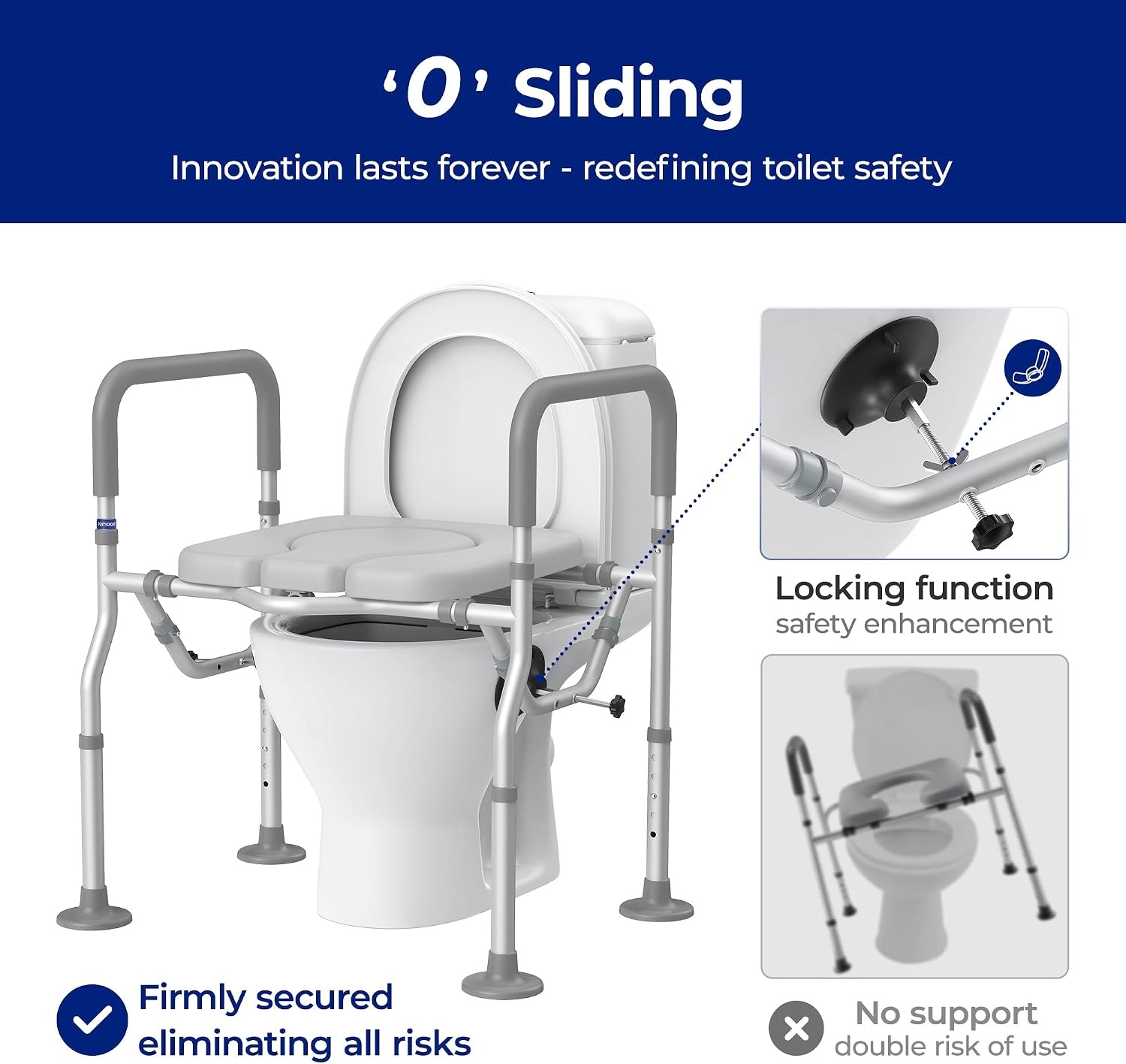Toiletverhoger 52% Korting | Verstelbaar, Stabiel & Antislip