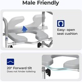 Toiletverhoger 52% Korting | Verstelbaar, Stabiel & Antislip