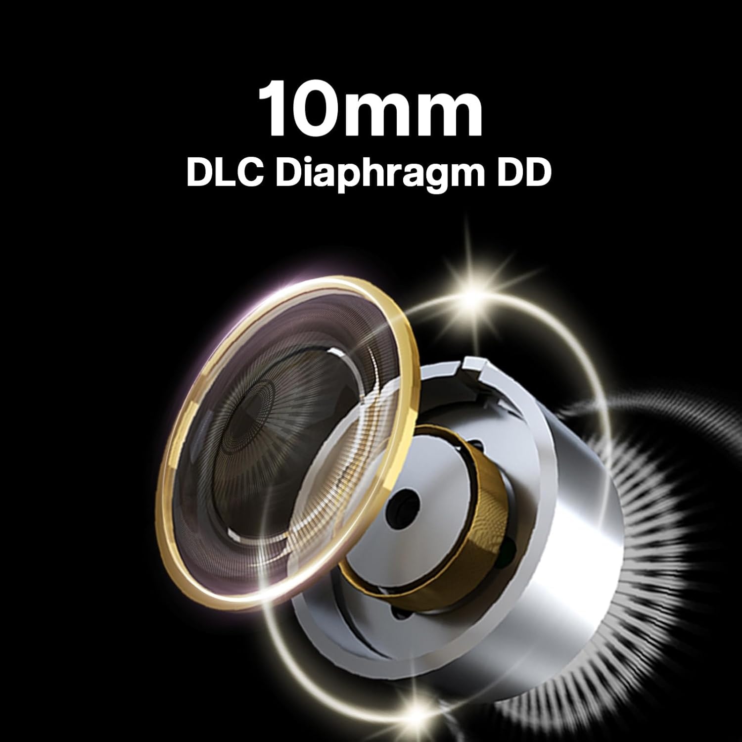 IEM Gaming Koptelefoon Zwart - 10mm DLC Driver - 59% Korting
