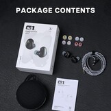 IEM Gaming Koptelefoon Zwart - 10mm DLC Driver - 59% Korting
