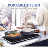 Dubbele Inductiekookplaat 3500W - 47% Korting!