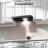 GASLAND Afzuigkap 60cm Plat Zwart 335m³/u - 35% Korting