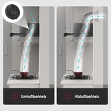 GASLAND Afzuigkap 60cm Plat Zwart 335m³/u - 35% Korting